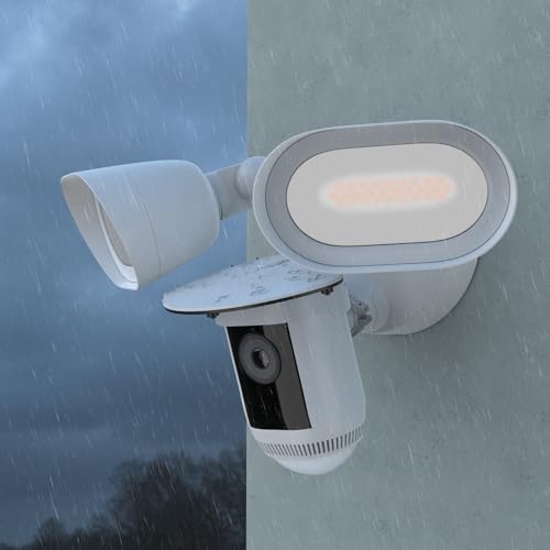 Carcasa Ring Floodlight Cam Wired Pro funda impermeable exterior blanca 4