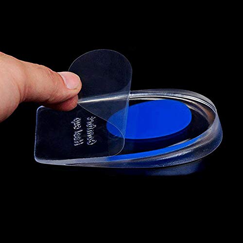 1 par de plantillas de gel de silicona suaves para talones miniatura 3