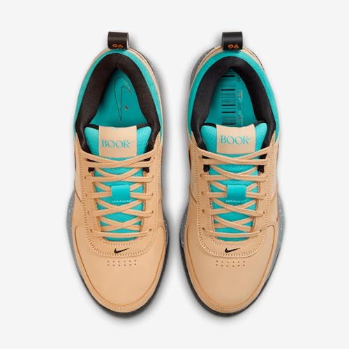 Nike Book 1 "Mowabb Basketball Shoes (IF2406-200, Sesame/Bright Mandarin/Smoke Grey/Black)4