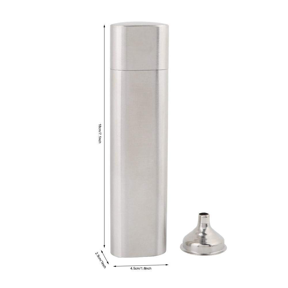 Custodia da viaggio con due tubi in acciaio inox e porta sigari Humidor da viaggio