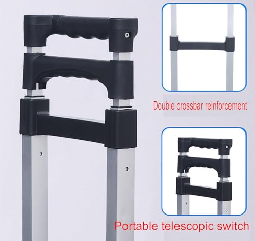 Carretilla plegable con ruedas para subir escaleras miniatura 4