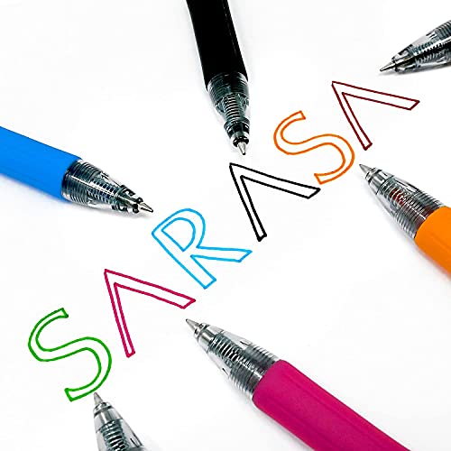 Bolígrafos Zebra Pen Sarasa Gel Retráctiles Pack 14 miniatura 5