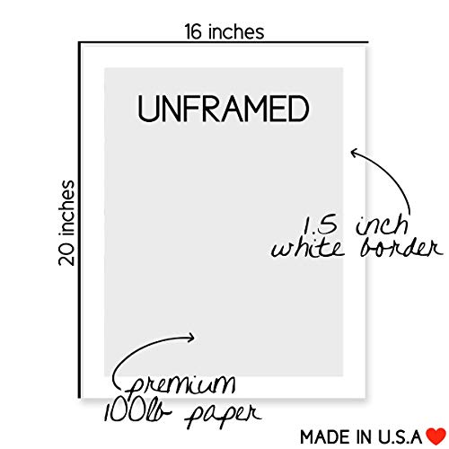 Humble Chic Sunset Palm Trees Ombre, 16X20 Vertical Wall Art Prints - Unframed Hd Printed Plants Picture Poster Decorations For Home Decor Living Dining Bedroom Bathroom College Dorm Room #TOP3