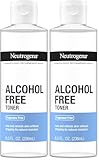 Neutrogena Alcohol-Free Gentle Face Toner | Fragrance-Free | Hypoallergenic | 8 fl. oz | Pack of 2