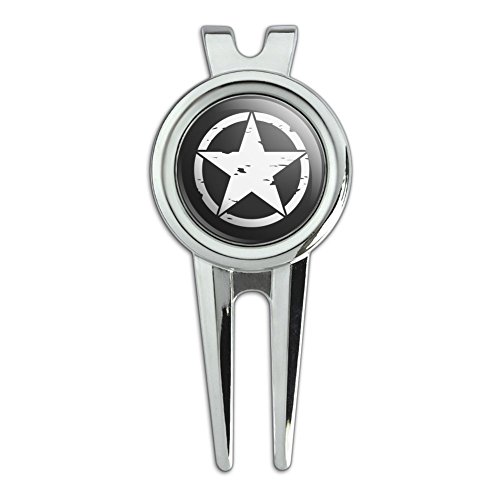 GRAPHICS & MORE Oscar Mike On Mission Move Vintage Military Star Golf Divot Repair Tool and Ball Marker