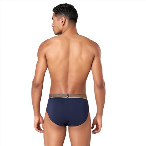 Image of Macroman M-Series MW Signature Collection By Rohit Bal Premium Supima, Modal, Spandex Mens Briefs