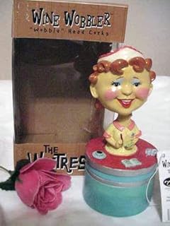 The Waitress Wine Wobbler- Bobble Head Cork