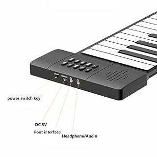 TEHONGMAI Piano Enroulable, Piano numérique Pliable Portable, contrôleur MIDI USB, Piano à Clavier électrique Enroulable… - Les Beatles, Paul McCartney, John Lennon, RIngo Starr, George Harrison TEHONGMAI Piano Enroulable, Piano numérique Pliable Portable, contrôleur MIDI USB, Piano à Clavier électrique Enroulable… – Image 7