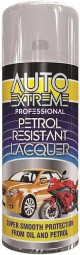 MIXEL Petrol Resistant Lacquer Clear Spray, Easy to Apply, Fast-Drying Formula, Long-Lasting Protection, Ideal for Use On Metal, Plastic, Automotive, Multipurpose Use, 400ml, (1PCS)