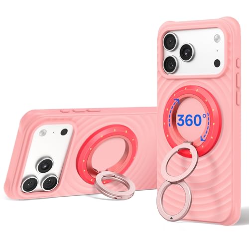 Image of SYNCWIRE Magnetic Phone Ring Holder, for MagSafe Phone Grip Stand Kickstand | 360 Rotation, Double-Sided Magnet, Cell Phone Grip Finger Holder, for iPhone 17 16 15 14 13 12 Pro Max, MagSafe Accessories