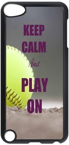 WEUKK softball iPod Touch 5 phone case, diy phone case for iPod Touch 5 softball, diy softball cover case