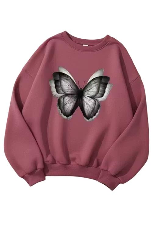 Women Trendy Fleece Hoodie Stshirt Stylish Printed Winter r for Casual Daily Fashion-image-39