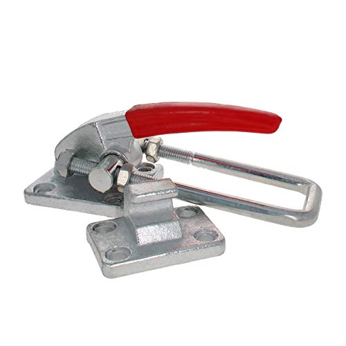 Utoolmart Adjustable Toggle Clamp, Pull Button Quick-Release U Self Lever Latch Type Toggle Clamp 1984 lbs Capacity, JY-40344 Pull Action Adjustable Latch