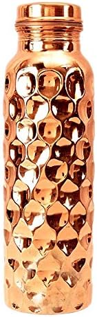 MustHaves Pure Copper Metal Bottle, 1L, Copper