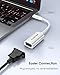 LENTION VGA to USB C Adapter, Portable USB to VGA Adapter for Monitor Compatible with 2025-2016 Macbook Pro 13/15/16, New iPad/Surface, iPad, Chromebook, Phone(CU606, Silver)