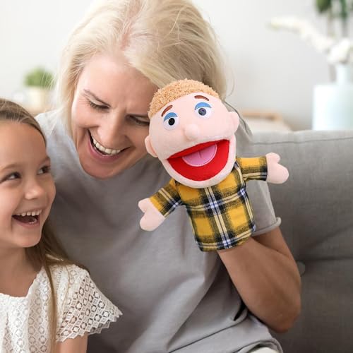 Fantoches de mão para família, fantoches de família para crianças, Teatro mostra fantoche, Fantoche