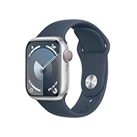 Apple Watch Series 9 GPS + Cellular 41mm Smartwatch con cassa in alluminio color argento e Cinturino...