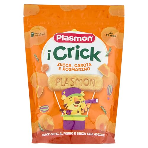 Plasmon Crick - Zucca Carota Rosmarino 100g (6 confezioni)