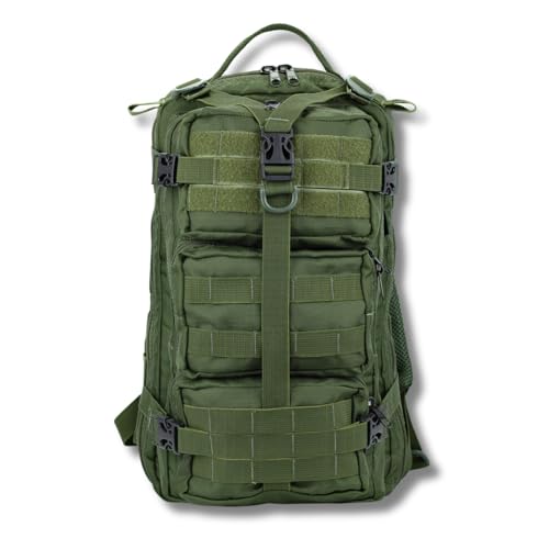 Mochila de Hidratação Tática Modular Assault 30L Notebook 15' (Verde)