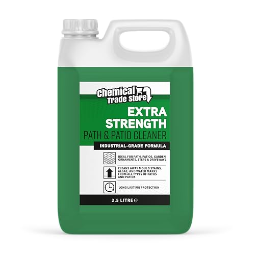 Chemical Trade Store - Path & Patio Cleaner - Concentrate Outdoor Stain Remover Cleaning Treatment | Decking Driveways Rooftops - 2.5 Litre