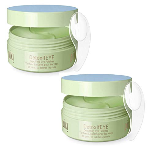 2 pack of Pixi DetoxifEYE Depuffing Eye Patches - 60ct, 120 total patches