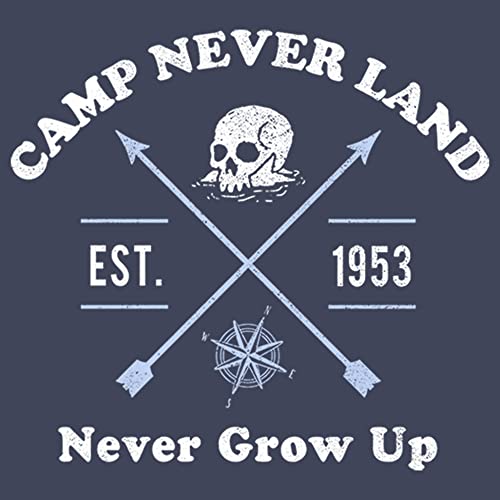 Boy's Peter Pan Camp Never Land Never Grow Up T-Shirt2
