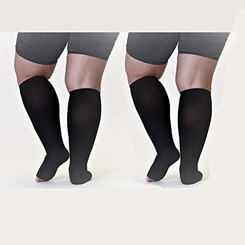 Plus Size Compression Socks Women Men 2 