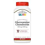 21st Century Glucosamine Chondroitin 500/400mg - Double Strength Tablets, 180 Count