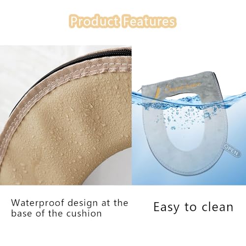 Furforstk toilettensitzbezug 2 Stück Toilet seat Cover mit Griff und Reißverschluss toilettenbezug Waschbar wc sitzbezug, Nach der Benutzung ist es Nicht mehr so ​​kalt wie auf der Toilette