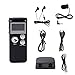Tangmi Professional Multifunctional Rechargeable 8G 8GB 650HR Digital Audio Voice Recorder Dictaphone MP3 Player with 3D Sound (Black)