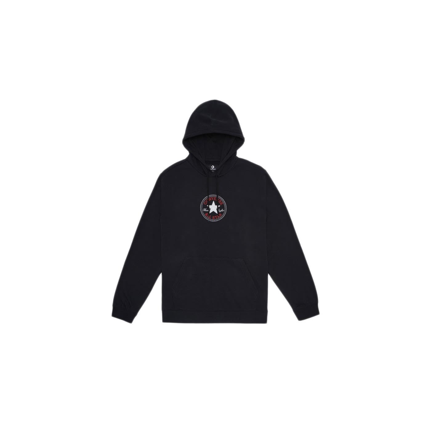 Converse Unisex All Star Hooded bluza z kapturem, czarny, S