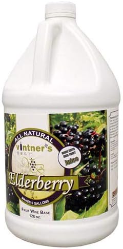 Vintner's Best® Elderberry Fruit Wine Base 128 oz.