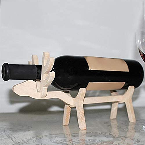 Décoration de la maison avec support de verre à vin rouge créatif