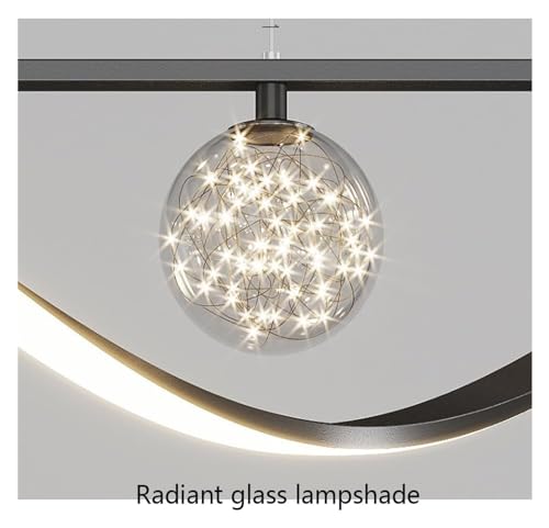Lampe longue à suspendre au plafond LED à intensité variable pour restaurant - 3