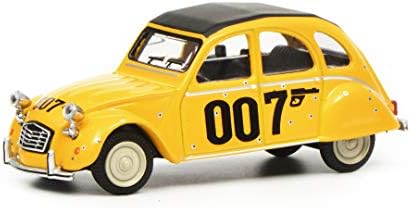 Schuco 452016600 Citroen 2CV 007, 1:64 452016600-Citroen, Model car, Model Vehicle, Yellow, Black.