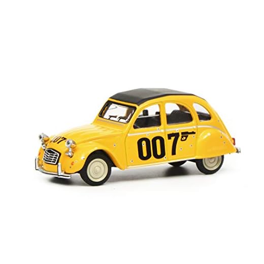 Schuco 452016600 Citroen 2CV 007 1:64 452016600 – Modelo de Coche para Citroën 2CV 007 – 1:64 452016600 – Modelo de Coche –