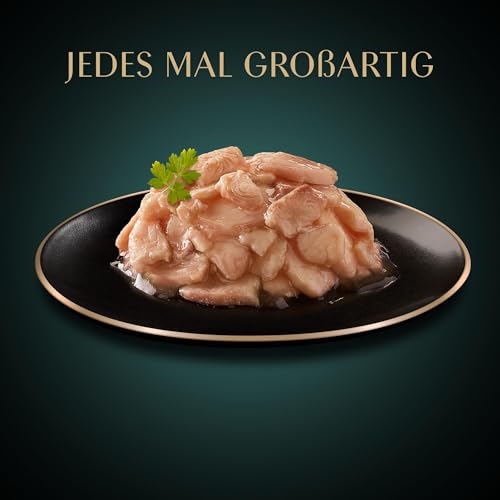 SHEBA Filets Adult Katzenfutter in Sauce mit Weißfisch 16 x 60g Schale