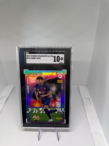 Tarjeta Rookie Lamine Yamal FC Barcelona, Panini Megacracks La Liga 2023 2024, #423, Clasificación SGC 10 GM
