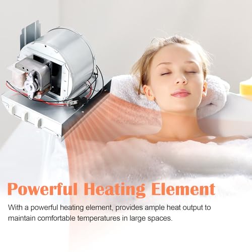 Image of Broan Nutone Heater Motor Assembly - Replacement for Broan Nutone Bathroom Exhaust Fan with Powerful Heating Element