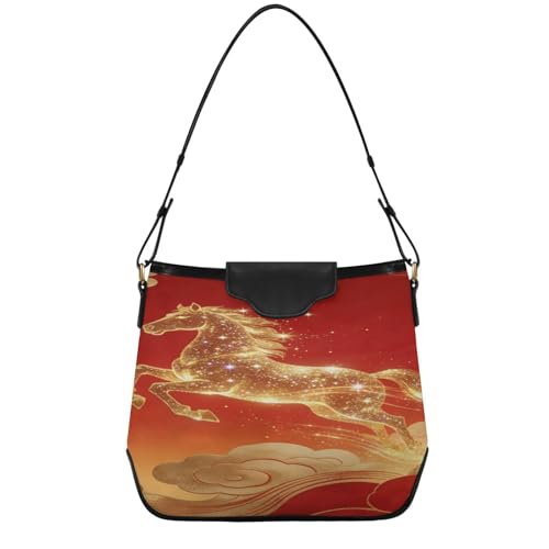 Sac à main festif avec bandoulière amovible en polyester pour femme moderne