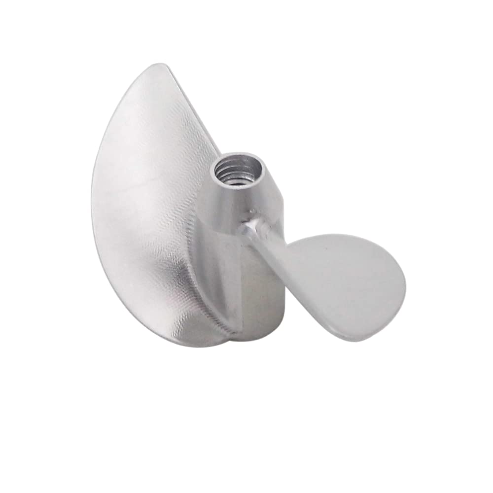 【Części zabawki zdalnego sterowania】 RC motorówka śmigło CNC gwint M4 śmigło aluminiowe 30mm 38mm 40mm dla RC łódź wyścigowa MONO1 MONO2 Hydro CAT -Materiały przyjazne dla środowiska (Color : 32mm)