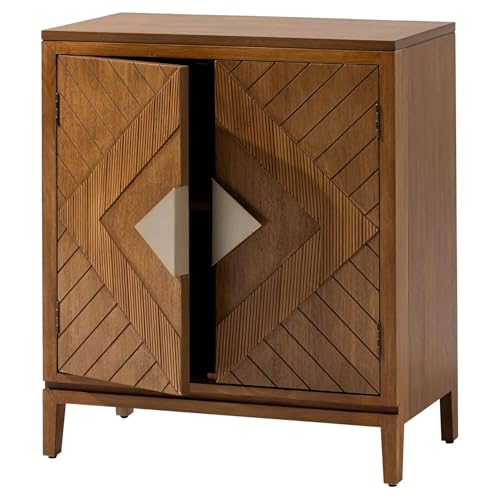 COZAYH 2 Door Accent Cabinet, Wood Sideboard Storage Furniture with