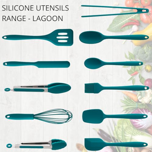 Taylors Eye Witness Mini Silicone Lagoon Blue Palette Knife - Dishwasher Safe. Flexible & Perfect Size For Icing Cupcakes, Buns & Pastries. Odour, Stain & Heat Resistant (260°C/500°F) 5 Year Guarantee - Image 7