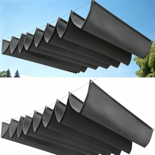 Filet bâche ombrage gris foncé 130x380 cm avec cordes fixes