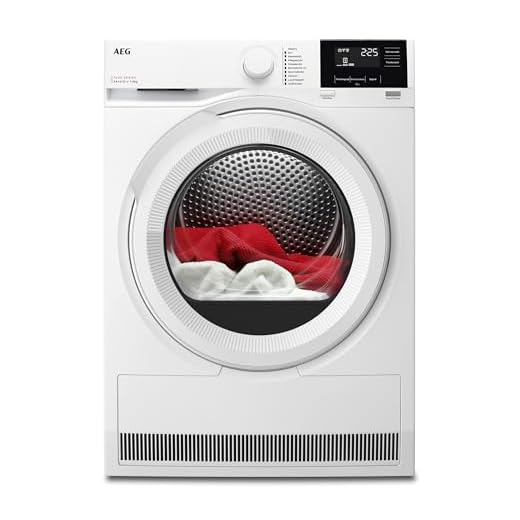 AEG Wärmepumpentrockner 8 kg, Serie 7000 SensiDry: Schonendes & energiesparendes Trockenverfahren, neue Energiekl. D, Mengenautomatik, Schontrommel, wechselende Drehrichtung, Knitterschutz, TR7T61580