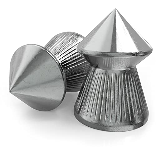 500 Präzisions 4.5mm Diabolos mit Spitz Kopf von Babotech für Luftgewehr Luftpistole in Einer Dose - Optimale Flugbahn, hohe Genauigkeit - Perfekt für Sportschützen mit hoher Durchschlagskraft