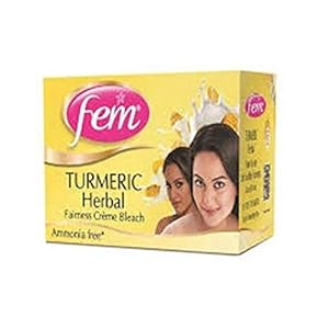 Fem New Kurkuma Herbal Fairness Creme bleichen creme