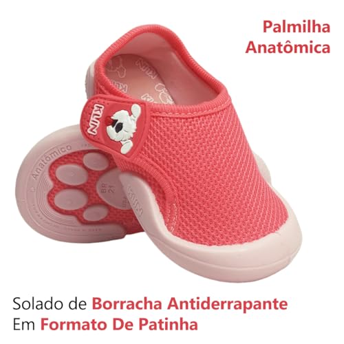 Sapato Infantil Klin New Confort Rosa Goiaba - TAMANHO 24