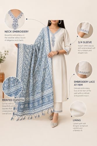 Image of Khadi Kurtaset With Khadi Silk Dupatta For Womens