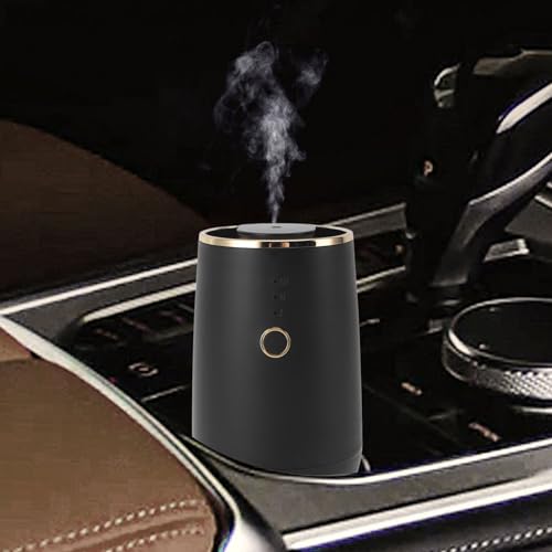 Image of Car Aromatherapy Diffusers for Essential Oils, USB Powered Car Air Fresheners Aroma Diffuser Freshener for Car Room Office(Black)